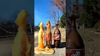 Popular Coke Sodas Vs Mentos (Coke, Sprite, Fanta) #satisfying #experiment #asmr