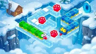 Creative snake puzzle game created by Unity!! #games 