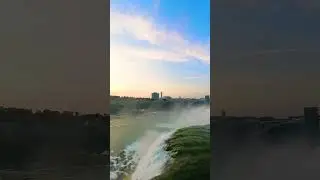 🌅 sunset at Niagara Falls #sunset #sunsetlovers #niagara #travel