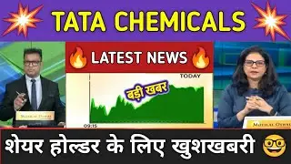 Tata Chemicals Stock News Today ⚫ Tata Chemicals Stock Latest News ⚫ Stock Market