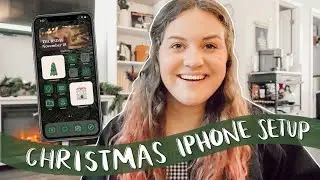 iPhone 11 Pro MAX IOS15 CHRISTMAS CUSTOMIZATION: aesthetic holiday setup & widgets || huntermerck