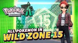 Pokemon Legends Z-A ALL POKEMON LOCATIONS in WILD ZONE 15