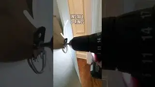Installing d-rings and Hanging large mirror #diy #interiordesigntoronto #wallhanging