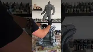 Captain Britain 1/4 Scale kit custom #shorts #art #collection #statue #marvel #captainbritain #paint