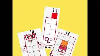 I made Numberblock 10 and Friends 2