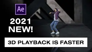 After Effects' ALL NEW 3D Draft Preview!