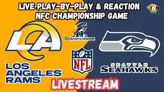 NFL: Los Angeles Rams at Seattle Seahawks | NFC CHAMPIONSHIP LIVESTREAM | FOX | LIVE Reaction