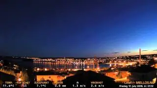 Timelapse Cam 1 - Natt til 17. juli 2015