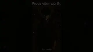 Stand tall in darkness; prove your worth through unyielding strength.