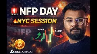 NFP DAY LIVE 🔥 New York Session Volatility | Price Action &bull; Gold &bull; Forex|DAY 9
