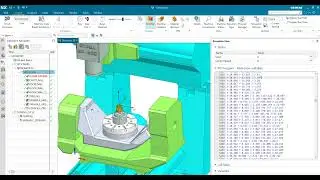 Siemens NXcam Post Processor for Okuma MU400/500VA 5axis with Machine Simulation
