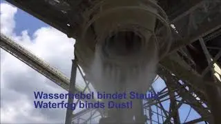 Belader&uuml;ssel Staubbindung durch Benebelung