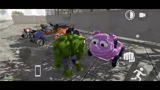 Hulk Vs zombie attack#indianbikedriving3d