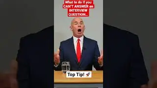 WHAT TO DO IF YOU CAN&rsquo;T ANSWER AN INTERVIEW QUESTION!