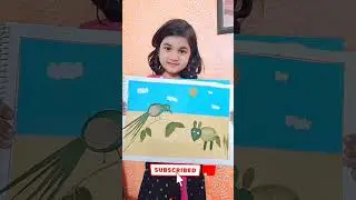 #Schoolproject #class 3 creative art# trending shorts #shorts #funny #cute #school activity #leaf