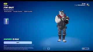 New I'm Out Emote - Fortnite Emotes (Jun. 11, 2024)