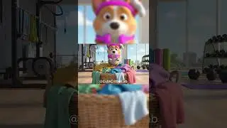 Treadmill vs. Chubby Corgi! 🏃&zwj;♂️🐶 (Gone Wrong!) 🤣 #animals #talkingtom #gaming #games