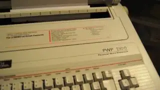 Demo of Smith-Corona Personal Word Processor PWP 2100
