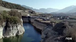 La grande sete: il lago di Santa Giustina in Val di Non (Trentino) - Marzo 2023