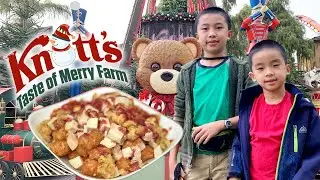 Knott's Taste of Merry Farm BEST SAVORY FOOD ITEMS | Christmas Theme Park Event 2020