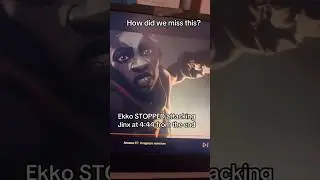 Did anyone notice? #arcane #ekko #jinx