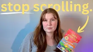 How reading changed my phone addiction | how to stop scrolling and start reading!