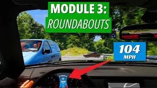 The Correct Way to Enter a Roundabout at 104MPH
