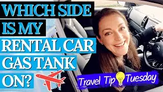 [Travel Tip Tuesday]  Rental Car Hack  -  Know Which Side The Gas Tank Is On Without Getting Out!