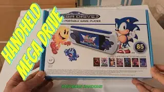 HANDHELD MEGA DRIVE UNBOXING SONIC THE HEDGEHOG EDITION & QUICK TEST LOOK AT GAMES