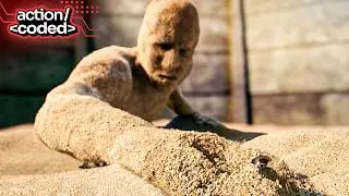 spider-man 3 (2007) - flint marko becomes sandman