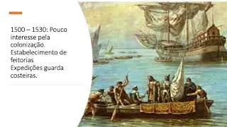 Coloniza&ccedil;&atilde;o do Brasil  at&eacute; Capitanias