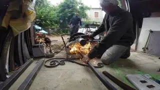 réaliser un portail en fer forgé 1/2
