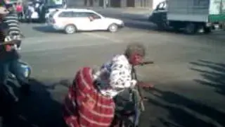 granny at gutters st catherine shane bicycle show