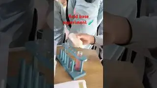 Acid base experiment class 7 MG GS#govt#students