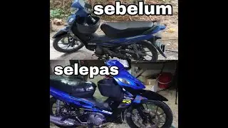 Suzuki Shogun RR 125 Repaint Candy Blue Samurai