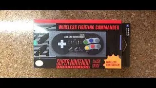 SNES Classic Hori Fighting Commander Unboxing