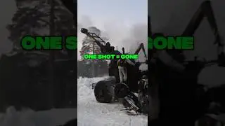 Мощность гаубицы FH77 в действии