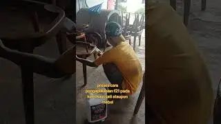 Proses cara pengaplikasian cairan air 21 pada bahan kayu jati kegunaan untuk anti api