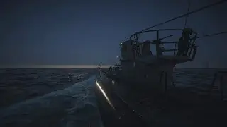 UBOAT WWII German Submarine Storm Navigation | Ambient Sound, No Commentary, Relaxing ASMR Gameplay