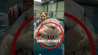 Прирученная акула 😲