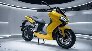 2026 Electric Sports Scooter: Yellow Power Meets Futuristic Design