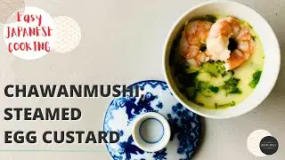 How to Make Chawanmushi (Japanese Steamed Egg Custard) | Easy Shrimp Recipe with Dashi Powder
