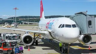 *Beautiful Switzerland!* Chair Airbus A319 stunning approach and smooth landing at Z&uuml;rich airport!