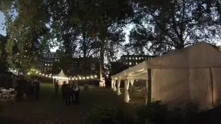 Time lapse video of a Big Frame marquee build