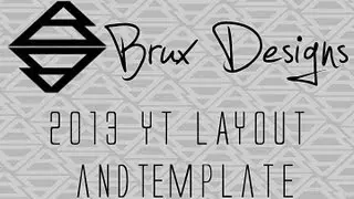 2013 New YouTube Template/Layout: FREE Download