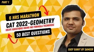 Geometry Marathon  for CAT 2022 || 50 Best and Highly Expected Questions  - Part 1
