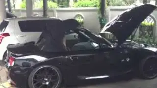 open/close soft top z4 e85 by remote
