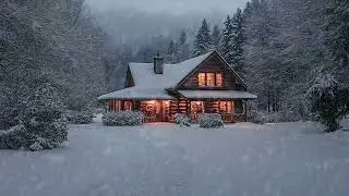 Deep Arctic Blizzard Winds | Icy Gusts for Frozen Night Calm and Deep, Restorative Sleep