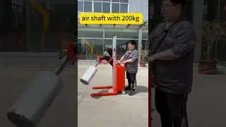 air shaft  electric pallet  stacker 100-200kg roll coil