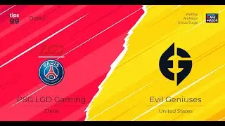EVIL GENIUSES vs PSG.LGD ANIMAJOR Group Stage Game 2 Ame -Axe- Perspective